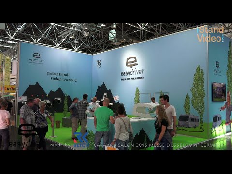 Video stand EASY DRIVE CARAVAN SALON 2015 MESSE DÜSSELDORF iStandVideo