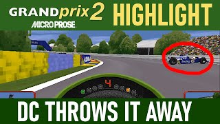Grand Prix 2 Highlight - David Coulthard Spins From the Lead