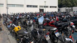 Picadas, falta de papeles y más, las causas que llevaron a secuestrar y radiar 150 motos