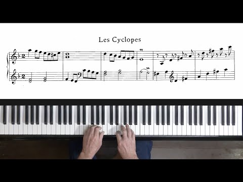 Rameau: “Les Cyclopes” Paul Barton, FEURICH 218 piano