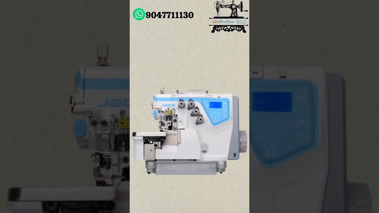 JACK C4 AUTOMATIC OVERLOCK HIGH SPEED SEWING MACHINE|MADURAI SEWING|9047711130