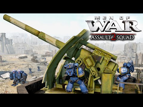 ULTRAMARINES vs BLACK LEGION - Men of War: Assault Squad 2 | Warhammer 40k Mod (4K)