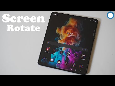 How to Enable/Disable Screen Rotation Options On Samsung Galaxy Z Fold 5