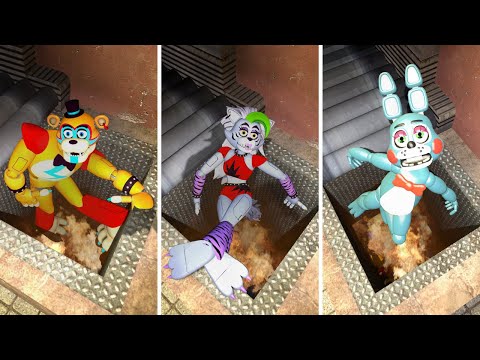 DISMEMBERING Animatronics from FNAF - Melon Playground
