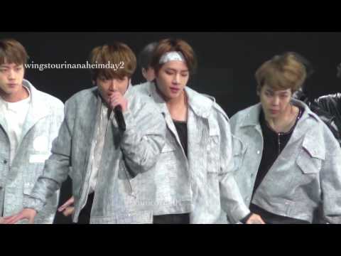 170402 BTS Anaheim day2 NOT TODAY taehyung V focus