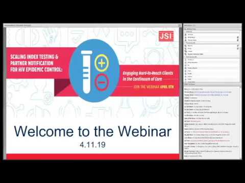 , title : 'JSI Webinar: Scaling Index Testing and Partner Notification for HIV Epidemic Control'