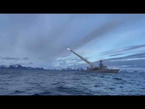 Lancering Harpoon door Zr.Ms. Van Amstel