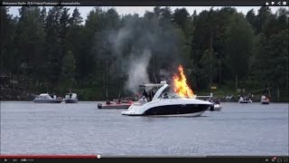 preview picture of video 'Midsummer Bonfire 2014 Finland Punkaharju ~ Juhannuskokko'