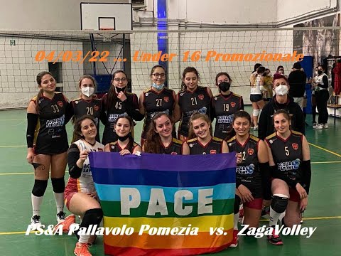 04/03/22 UISP U18 Ore 18:45 - PS&A Pallavolo Pomezia  vs. Zaga Sport Academy