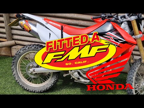 Fitting my FMF Power Core 4 Motovlog • Honda CRF250L