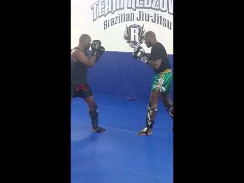 Chicago Kickboxing club sparring