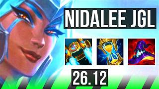 NIDALEE vs NAAFIRI (JGL) | Good KDA: 17/1/12, 38K damage, 4k gold comeback | KR Grandmaster | 26.12