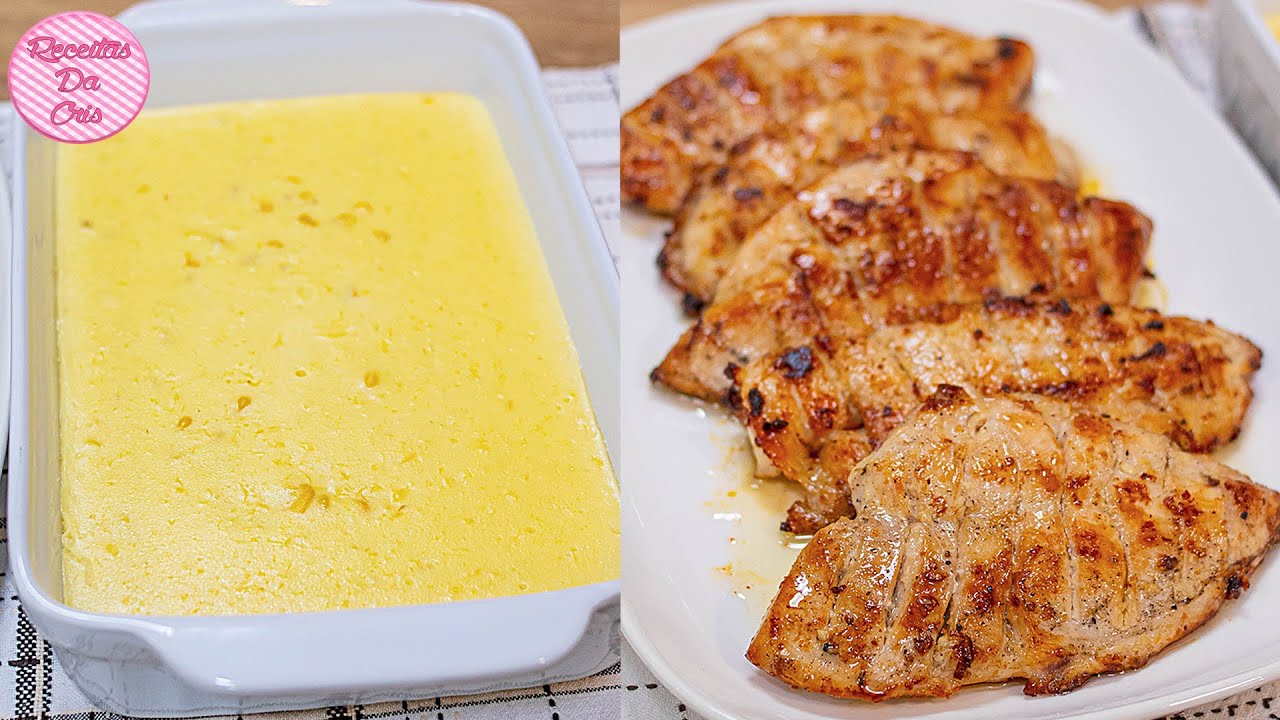 ALMOÇO/JANTAR | PEITO DE FRANGO SUCULENTO COM CREME DE MILHO | SUPER FÁCEIS | RECEITAS DA CRIS