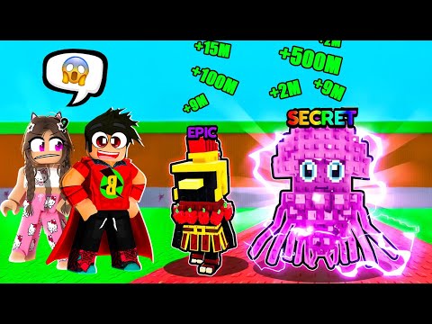 I found a SECRET Character! Aybüke was very surprised 🤣 Roblox Brainrot Evolution