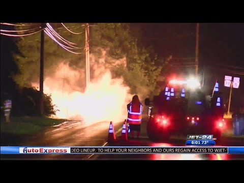 Transformer fire on Avonia Road