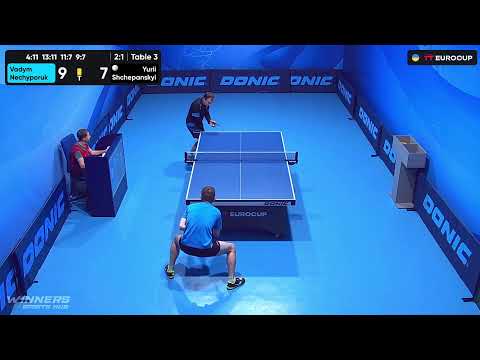 18:50 Vadym Nechyporuk - Yurii Shchepanskyi 20.07.2023 TT Euro.Cup Ukraine Star. Table 3