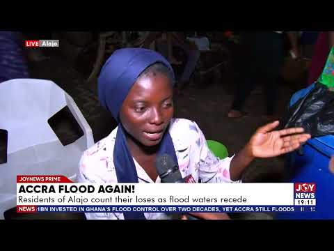 Accra flood again: We were sheltered by neighbours whose homes were not flooded - Residents of Alajo