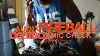 Audix FireBall V Mic Check test.