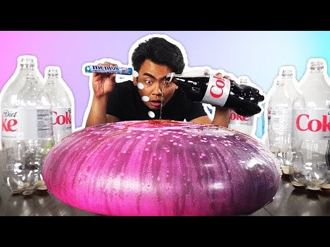 WUBBLE BUBBLE DIET COKE MENTOS EXPERIMENT