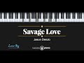 Savage Love - Jason Derulo (KARAOKE PIANO - LOWER KEY)