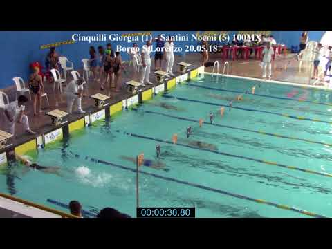 Cinquilli Giorgia - Santini Noemi 100MX - Borgo S.Lorenzo 20.05.18