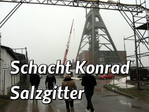 Endlager Konrad, Schacht I bei Salzgitter, Betriebsbesichtigung auf 1000m Tiefe