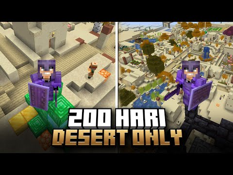 200 Days in Minecraft but Desert Only