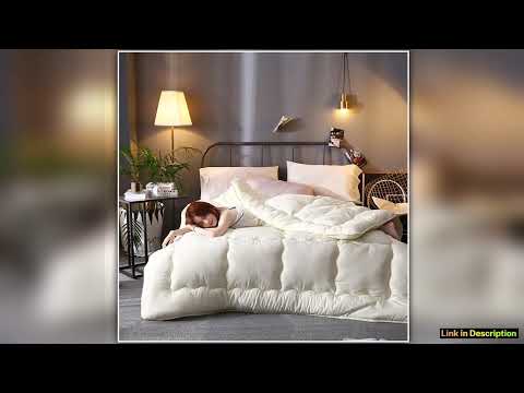 Grey thick quilted winter hotel style quilt Comforter Queen King soft winter quilt very warm220x240