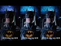 Batman Returns Blu Ray Vs 4K Blu Ray Comparison HDR Version