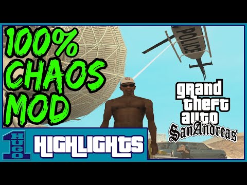 GTA San Andreas 100% Chaos Highlights - Fails and Funny Moments #44