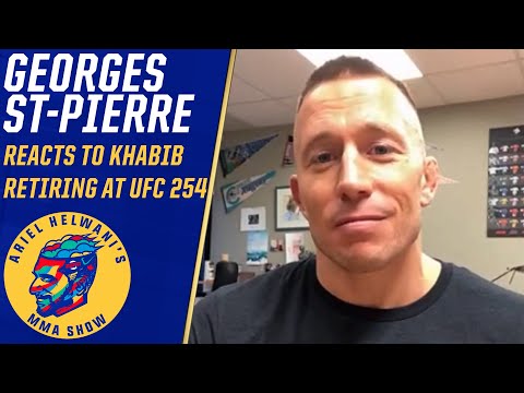 Georges St-Pierre reacts to Khabib Nurmagomedov's retirement at UFC 254 | Ariel Helwani's MMA Show music video cover