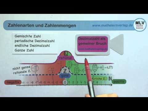 Zahlenarten und Zahlenmengen
