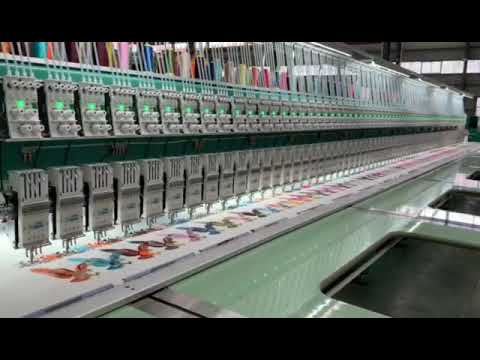 Automatic Multi-Head Computerized Embroidery Machines 74-125