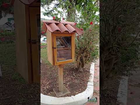 #Tenza en #Boyacá tiene una biblioteca pública en el parque Principal.