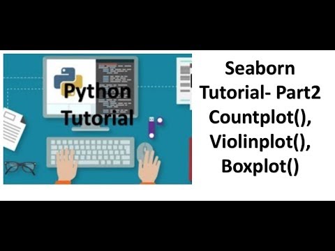 Tutorial 10 Seaborn Countplot Violinplot Boxplot Part2
