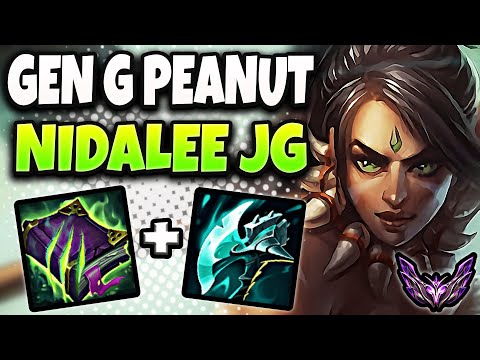 Nidalee vs Sylas Jungle [ Gen G Peanut ] Ranked Master EUW ✅