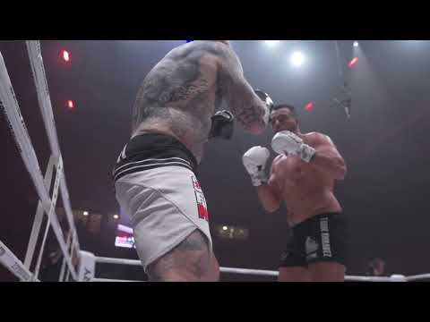 SUPER SLO MO - Tarik Khbabez knocks Toledo out of the ring 😳