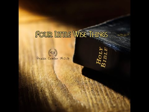 Four Little Wise Things By Rev.Philip Rampersaud