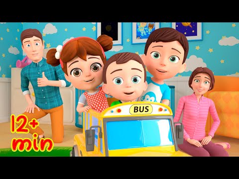 Wheels On The Bus Song | Pretend Play Edition + more Nursery Rhymes & Kids Songs @Lalafun