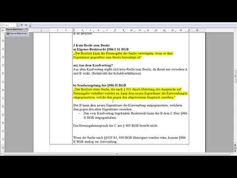 34. Schutz des Anwartschaftsrechts vor dem Eigentümer; Recht zum Besitz i.S.v. §986 BGB?