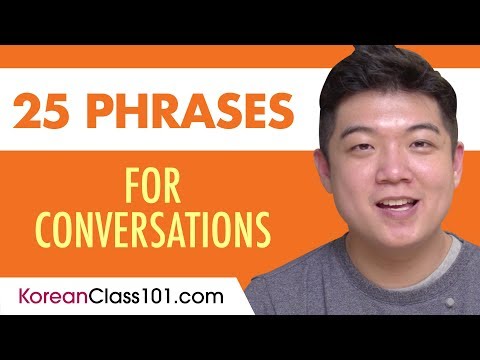 25 Korean Phrases to Use in a Conversation