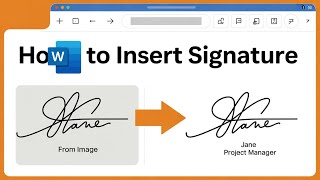 “How to Add a Real Signature in Word (No Extra Software Needed!)”
