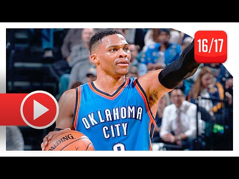 Russell Westbrook Full Highlights vs Pacers (2017.02.06) - 27 Pts, 18 Reb, 9 Ast