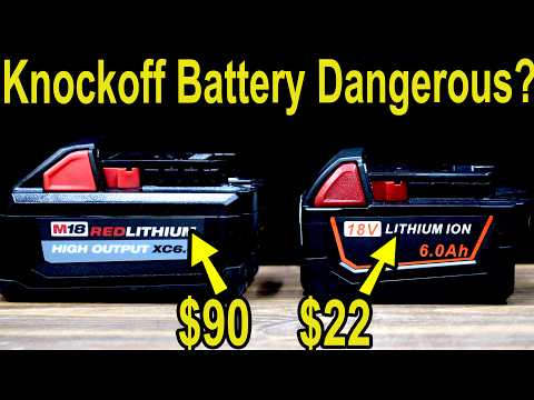 How Dangerous Are Knockoff Tool Batteries? Let’s find out!