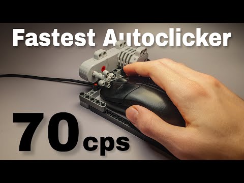 World's fastest 70 CPS Lego AUTOCLICKER!