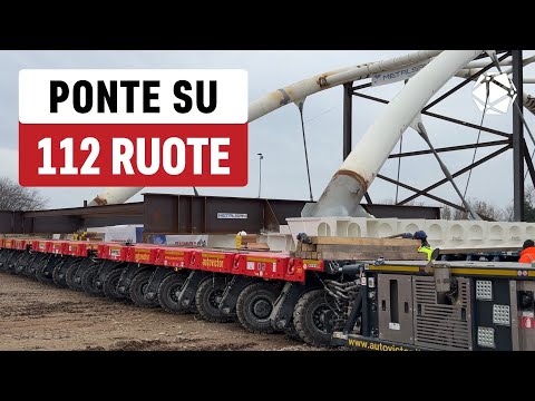 PONTE VARATO SU 112 RUOTE!! - Com'è stato costruito e varato il Ponte Trecenta su Canal Bianco