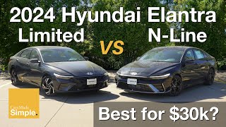 2024 Hyundai Elantra Limited vs N Line | Side by Side Trim Comparison!