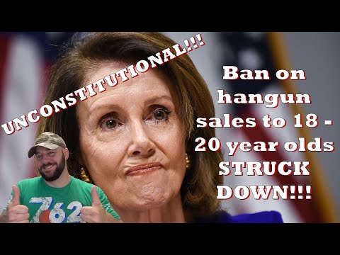 Federal Court Strikes down law Banning Handgun sales to 18 - 20 year olds!!! Thumbnail