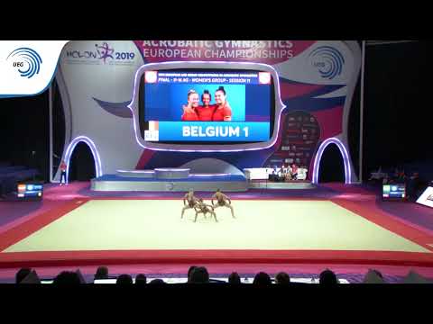 Women's group Belgium - 2019 European Age Group competitions, 11 - 16 final