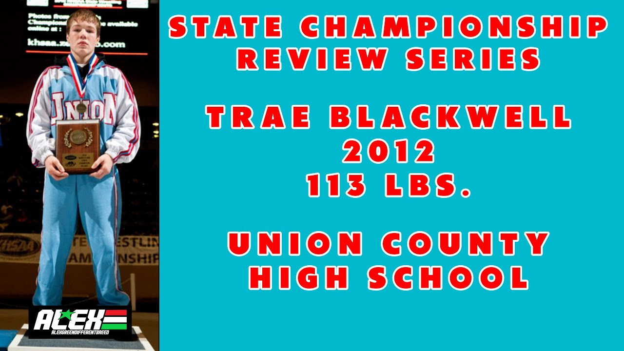 State Wrestling Championship match review w/ Trae Blackwell (Union County; 2012 113 lbs.)
